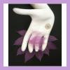 100 Soft Purple Skeleton leaves