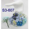 50 Mixed All Blue White Color Cherry Blossoms