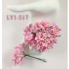 50 Pink Variegated Lily Paper Flowers