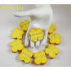 250 Yellow Hydrangea Scrapbooking Flowers