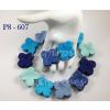 100 Mixed Blue Die Cut Hydrangea Scrapbooking Paper Flowers Size M