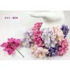 LY1- 604     50 Mixed Purple & Pink Lily Paper Flowers