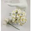 ZLY1- 15 (25 Pcs)     25 White Lily Paper Flowers