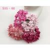 250 Small Mixed Pink Paper Flowers 