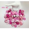 100 Mixed Pink Tone Small Petals Scrapbooking Die Cut