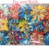 batik Mixed Color Curly Full Bloomed Daisy Paper Flowers 