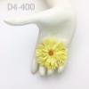 15 Soft Yellow Large Curly Full Bloomed Daisy Paper Flowers