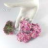 25 Pink Color Artificial Paper Flowers Crafts