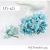 50 Light Turquoise Blue Lily Paper Flowers