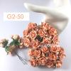 25 Peach Curly Paper Flowers
