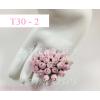 250 Solid Soft Pink Semi Open Rose Buds