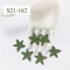 100 Olive Green Sepal Scrapbooking Flowers size 3.85 cm 