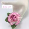 6 Pink 2 tone Large Mulberry Paper Roses