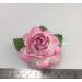R50 - 517 (6 Pcs)     6 Pink 2 tone Large Mulberry Paper Roses