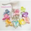 Madam Wild Orchids Specail Hand Dyed Variegated Rainbow Crafts Paper Flowers 