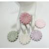 Mixed 5 Colors White /Dusty Pink /Soft Pink /Dusty Green / Lilac Big Daisy Die Cut