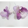 Mix Madam and Phalaenopsis Orchids Specail Hand Dyed Variegated Crafts Paper Flowers 