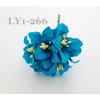 50 Turquoise Lily Paper Flowers