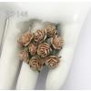 100 Mini 1/4" or 1 cm Solid Taupe Open Roses