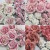 4 Sets Total 60 flowers Special Mixed Pink Paper flowers 