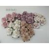 25 Mixed Soft Tone Paper Roses Crafts