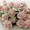 Mini Mixed JUST Soft Pink and White with Pink Center Flowers