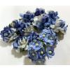 30 Mixed 3 Sizes Blue Crafts Paper Flowers 
