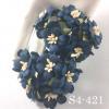   25 Denim Blue Color Paper Flowers