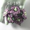 25 Mauve Purple Color Paper Flowers