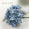 50 Baby Blue Small Spring Cottage Paper Flowers