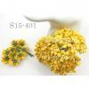 50 Yellow Small Spring Cottage Paper Flowers