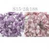 50 Mixed JUST Soft Pink - Lilac Small Spring Cottage Paper Flowers