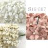 50 Mixed Mixed Blush / White / Beige Small Spring Cottage  (15/122/153)  