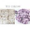 100  Size 3/4" or 2cm Mixed JUST White - Lilac Cottage 
