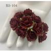 50 Indian Jasmine (1"or2.5cm) SOLID Burgundy Red (Pre - order) 