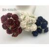 50 Indian Jasmine (1"or2.5cm) Mixed 3 Colors Flowers (15/104/422)