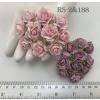 50 Indian Jasmine (1"or 2.5cm) Mixed Soft Pink / Lilac flowers 