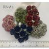 50 Indian Jasmine (1"or2.5cm) Mixed 5 Colors (104/121/162/167/422)