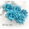 25 Medium 1.5" Ligth Solid Turquoise Roses (M)