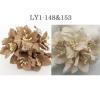 50 Mixed JUST Taupe and Beige Lilly Paper Flowers