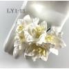 50 White Lily Crafts Paper Flowers