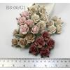 50 Size 1" or 2.5cm Mixed 5 Open Roses (121/122/125/153/921)