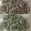 100 Mixed Just DUSTY Green and Olive Gray Small Arabian Jasmine Flowers