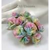 50 Special Dyed Unicorn Color Paper Carnation Flowers