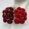 50 Mixed JUST Red and Burgundy Carnation Flowers