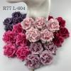 25 Large 2" Mixed Purple Pink Roses (2/3/4/185/188)