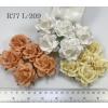 25 Large 2" Mixed 3 Colors roses (15/50/147)