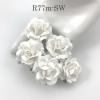 25 MEDIUM 1.5" Snow White Roses (M) *Pre-Order*