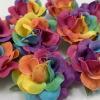 25 Medium 1.5" Special Dyed Candy Sweet Moon Roses 