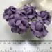 Solid Purple Paper May Roses - Artificial Handmade paper flowers for wedding craft and scrapbook from iamroses, Thailand 
